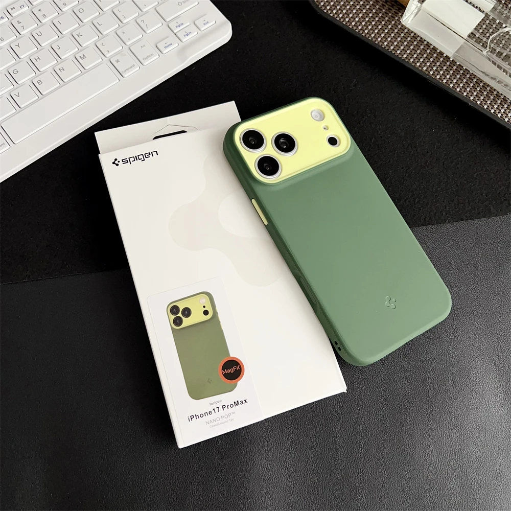 Spigen Fit MagFit Hide Magnetische Flüssigsilikonhülle für iPhone 17 Pro Max Air für MagSafe Kabelloses Laden Stoßfeste Abdeckung – Detail 7