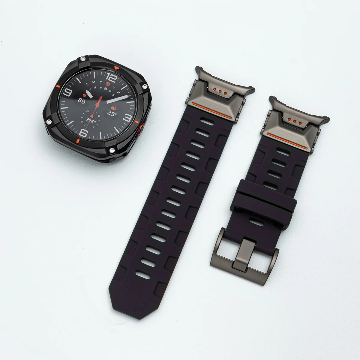 ตัวเลือกสินค้า สายซิลิโคนสุดหรูสำหรับ Samsung Galaxy Watch Ultra 2025