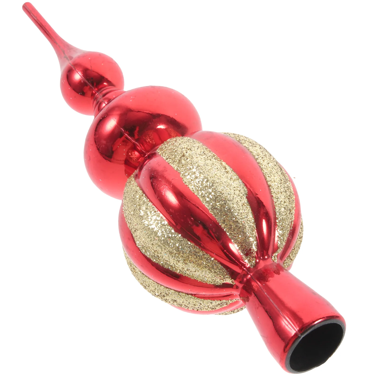 

Spherical Christmas Tree Topper 3 Tier Christmas Treetops Plastic Xmas Tree Finials Vintage Christmas Tree Decorations