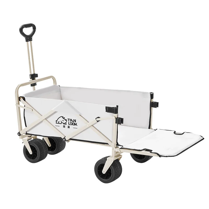 Camper Camping Car Outdoor Portable Large Capacity Multifunctional Adjustable Handcart Foldable Camping Car Customize Picnic