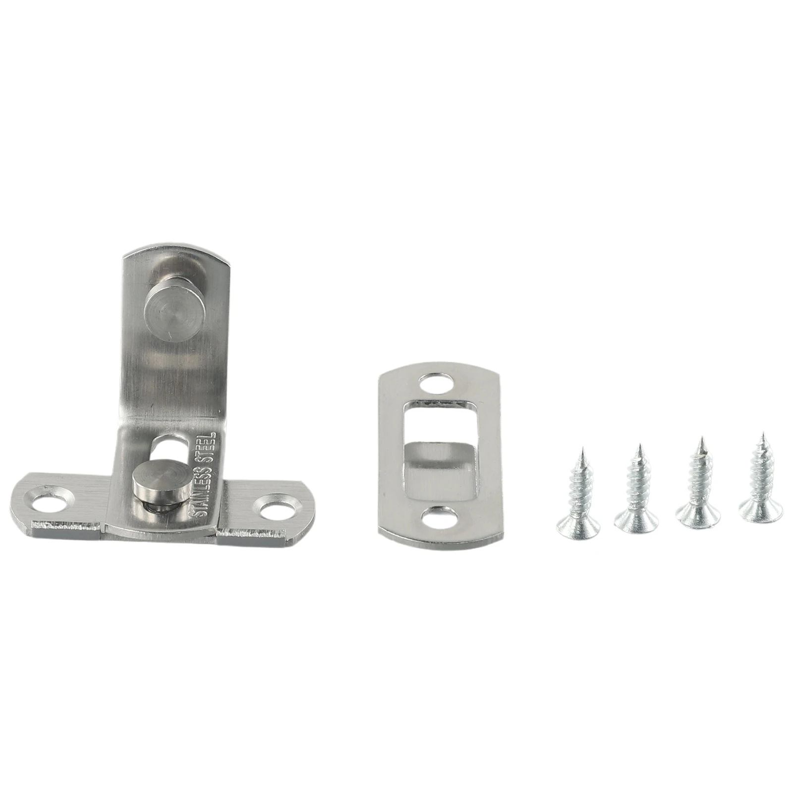 Description Picture 6 of item3 Inch 90 Degree Stainless Steel Door Latch Doors Lock Right Angle Door Latch Buckle Hasp Sliding Lock  Bolt Safety Door Bolt