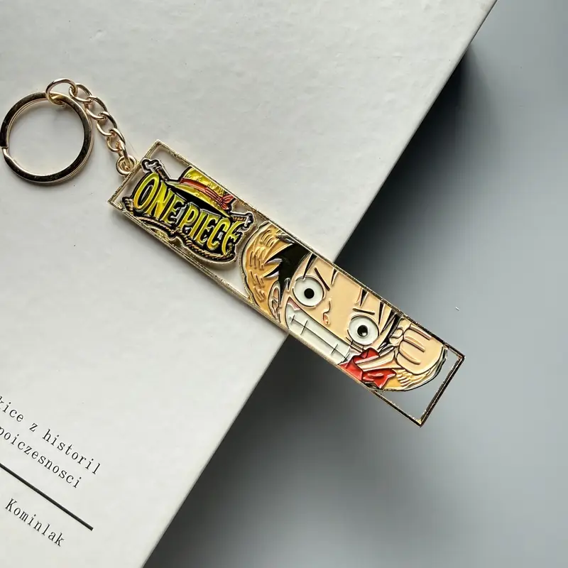 Anime Metal Hollow Out Keychains Bookmark Cute Jet Manga Fashion Bag Key Tag Jewelry Accessory Key Ring Holder Gift Anime - Image 36