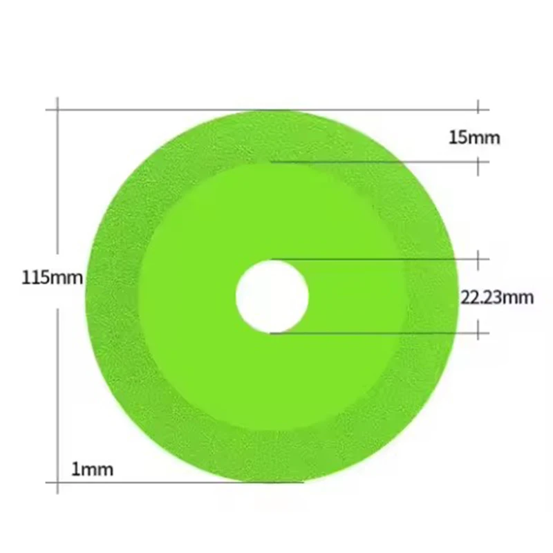 Diamond Glass Cutting Disc for Marble, Ceramic Tile, Jade, and Crystal Grinding