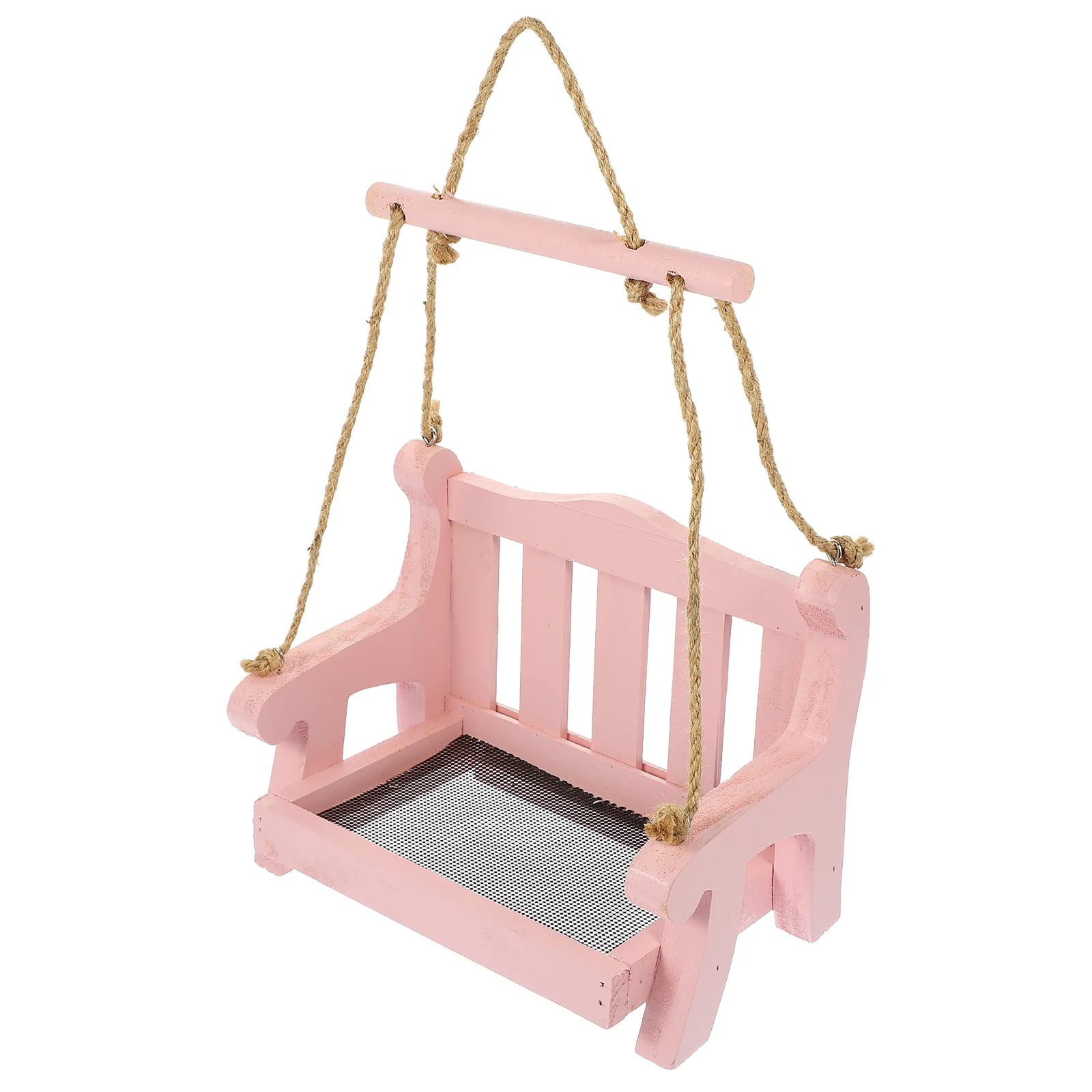 

Bird Feeders for Outdoors Hanging Food Chair Garden Container Shaped Holder Pink Feeding Accessory