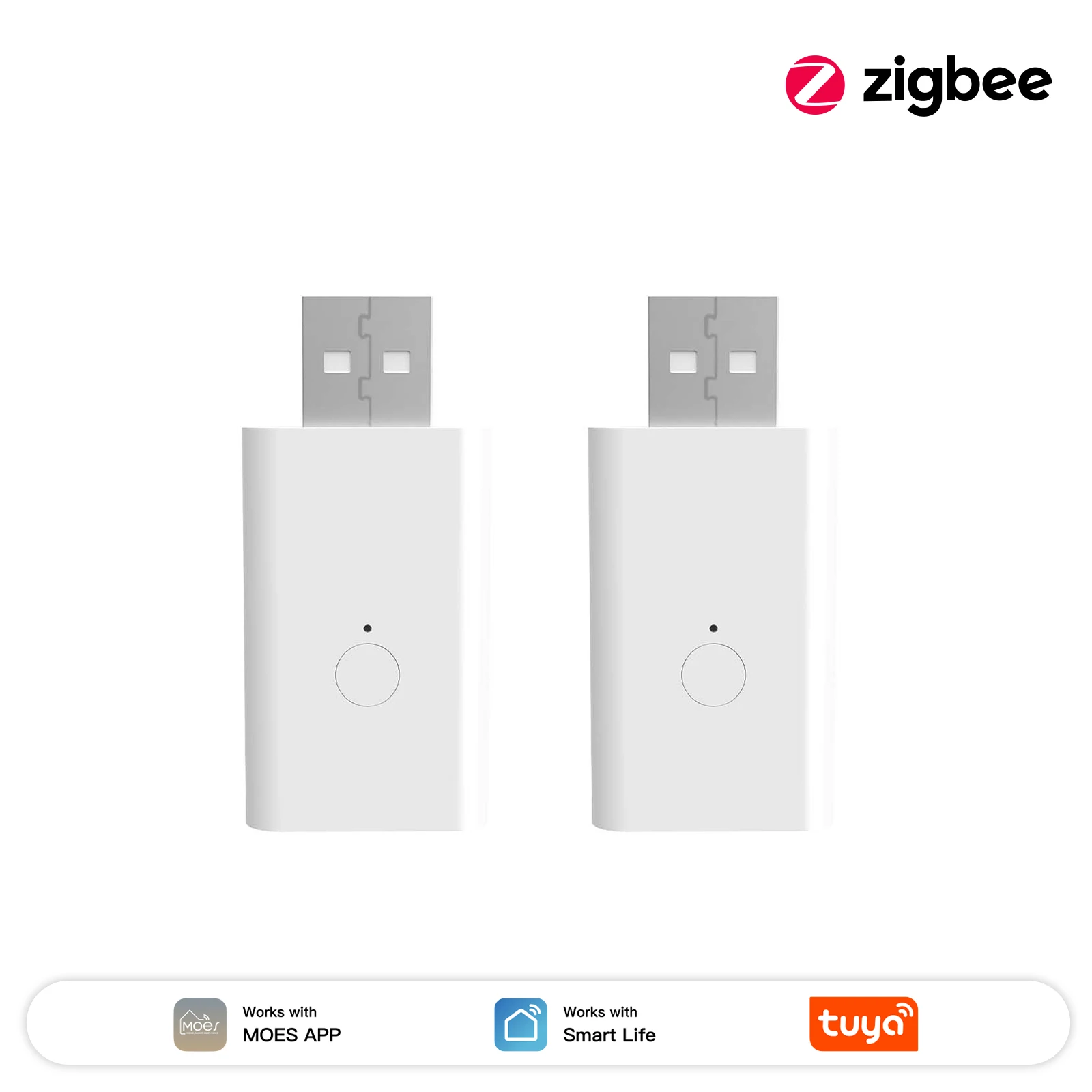 MOES ZigBee Signal Repeater Amplifier USB Extender for Enhanced Smart Device Connectivity and Stable Transmission