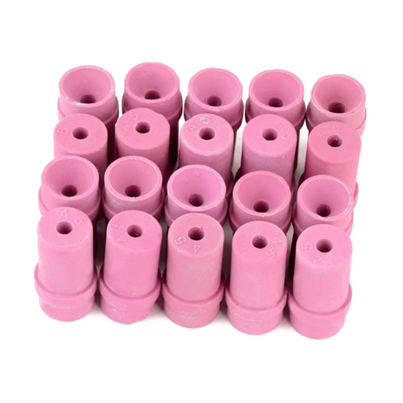 10Pcs Ceramic Sandblaster Nozzle Tips Sand Blaster Gun Accessories Pink