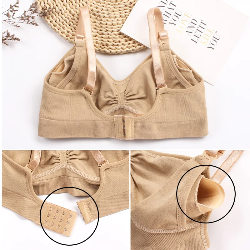 Maternity Bras Wirefree Nursing Bra Pregnancy Clothes Prevent Sagging Breastfeeding Women's Breathable Lactancia Bra Feeding Bra