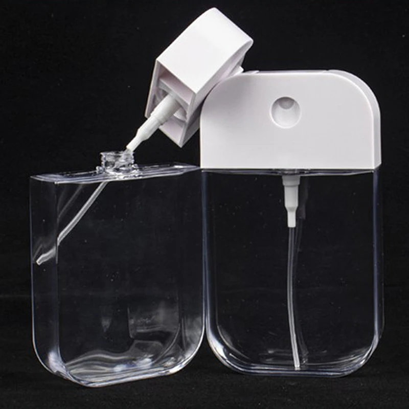38ml/50ml Portable Transparent Spray Bottle High Pressure Fine Mist Perfume Spray Refillable Empty Bottle Alcohol Disinfectant