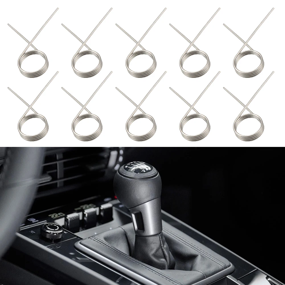 10Pcs Car Torsion Springs Gearshift Mini Gear Mechanism Module Alloy Mini Gear Mechanism Torsion Spring for BMW 1 2 Series X1 X3