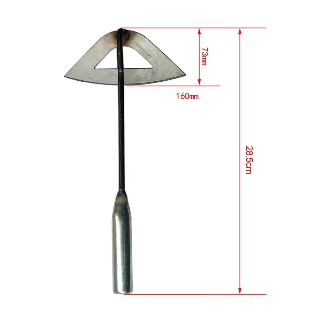All-Steel Hardened Hollow Hoe Handheld Weeding Rake Planting Vegetables Farm Garden Agriculture Weeding Tool