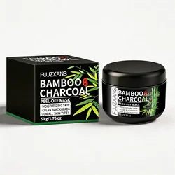 Bamboo Charcoal Peel - Off Mask - Deep Cleansing & Hydrating Formula for Blackhead Removal (50g) (Bamboo Charcoal Mask)