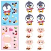 6Sheets Children DIY Puzzle Sticker Games 6 Animals Make A Face Funny Assemble Jigsaw Stickers Kids Educational Toys 3