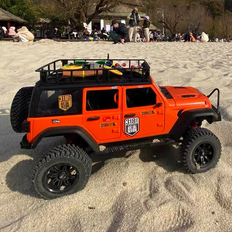 MN128 1/12 Full Scale Four-Wheel Drive Wrangler Remote Control Vehicle Climbing Vehicle Off-Road Vehicle Simulation Model Toy 5