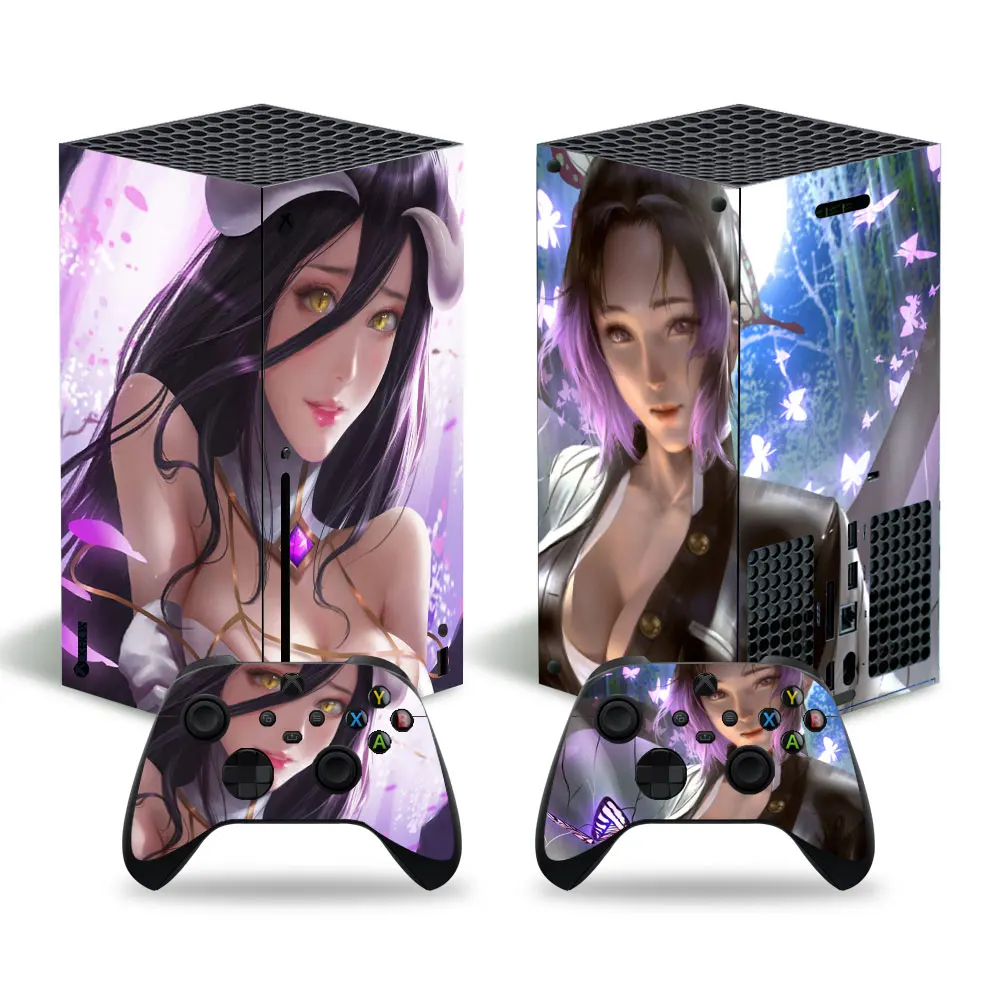 Per Xbox Series X Anime Hell Girls Pvc Skin Vinile Adesivo Cover Console Controller Dualsense Adesivo Protettivo Antipolvere