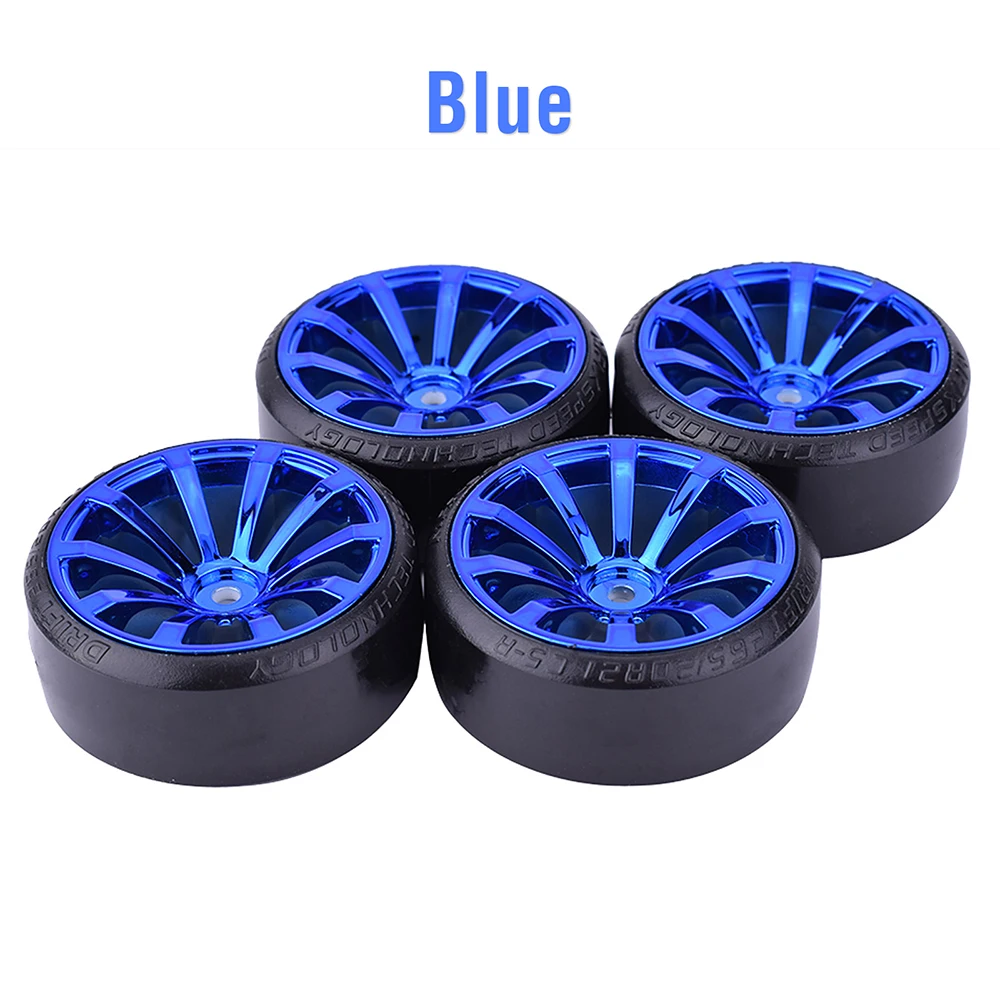 4PCS 1/10 RC Drift Cars Wheel Hub Hard Pattern Tyre for 1:10 HSP Redcat Wltoys WPL Tamiya Traxxas RC Drift Car Accessories Toys S86ad2e92d6204e59ab613fc87c4b6504s