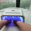 Two Hand Nail Lamp No Battery Quick Curing Nail Dryer 60 Beads Led Nail Lamp with Mobile Holder for Professional Manicure 1
