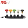 Pressure Washer Spray Nozzles Car Washer Quick Connect Tips Nozzle 1/4" Belt Clip Nozzle Holder Tips Set 1/4" 1