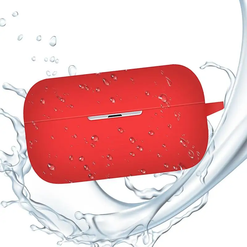 

Wireless Headphones Case Earbuds Cover With Charging Hole Headphones Silicone Cover Washable Silicone Case Protective Convenient