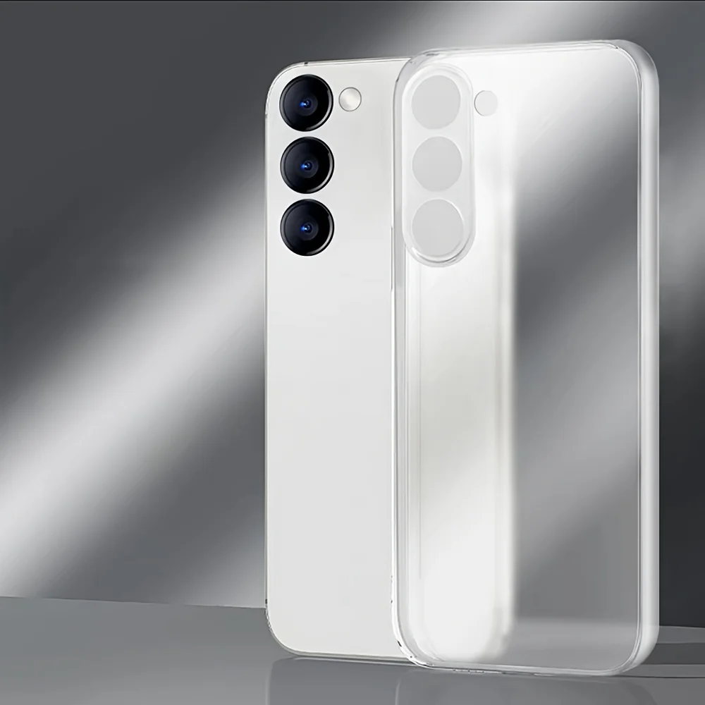 Ultra-Thin Matte Shockproof Phone Case with Clear Cover