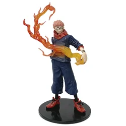 Jujutsu Kaisen Itadori Yuji Anime Action Figure - 21cm Collectible PVC Toy (No box)