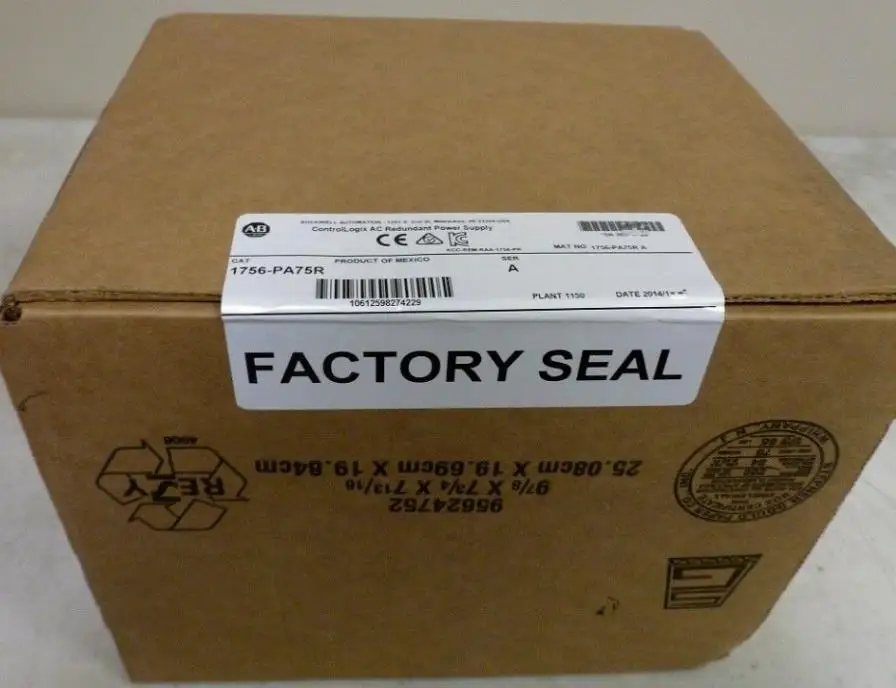 

New Factory Sealed 1756-PA75R SER A ControlLogix AC Redundant Power Supply
