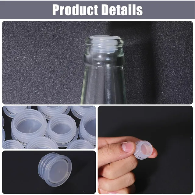 35 Pcs Silicone Salt And Pepper Shaker Stoppers, Reusable Salt Shaker