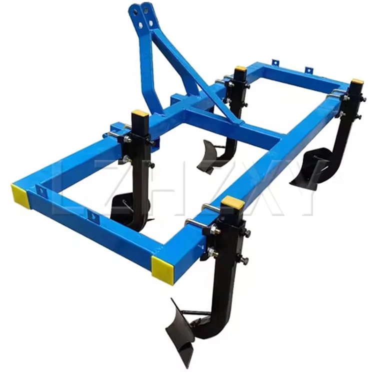 New row tillage plow four-wheeled vehicle with row tillage weeder corn vegetable