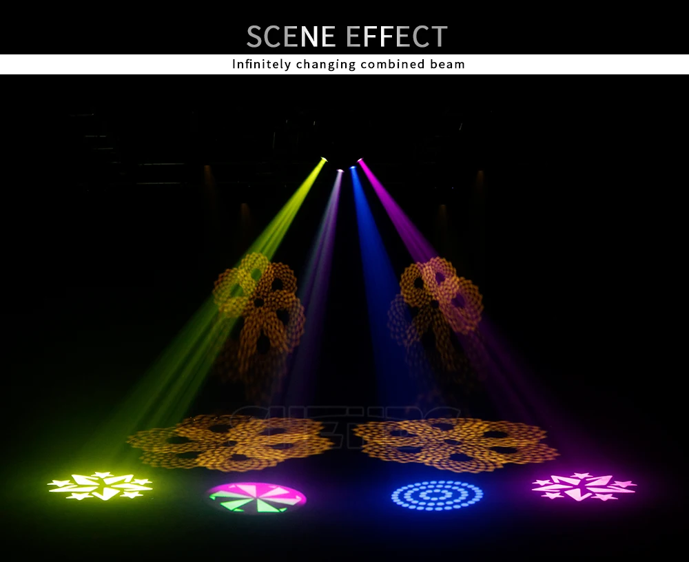 Feixe de Lavagem Cabeça em Movimento Shehds Alta Qualidade Ponto 160w Iluminação Cor Controle Discoteca Ktv dj Concerto Dmx Palco Equipamentos Led Computers & Electronics