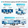 MOKiN 7 in 1 Docking Station USB C Hub Dual DisplayPort DP HDMI 4K60HZ VGA USB 2.0 Multiport Adapter for Laptop MacBook 5