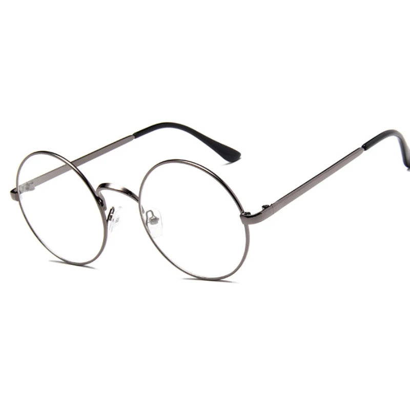 

Small round nerd glasses clear lens unisex gold round metal frame glasses frame optical men women black uv oculos De Sol Oculos