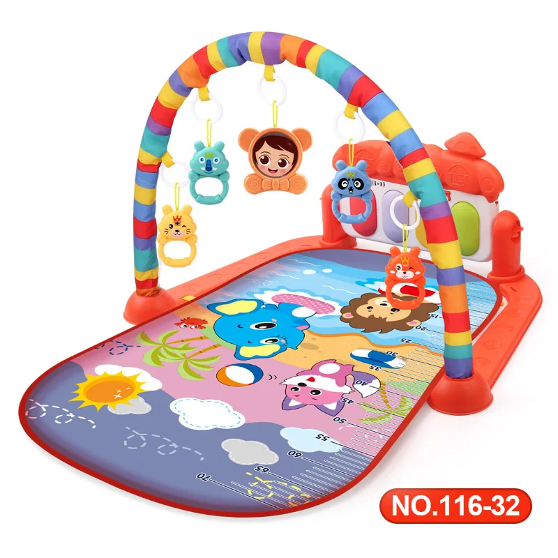 Baby Activity Gym Play Mat Musical Rack Kid Infant Multifunctional Fitness Frame Educational Crawling Carpet Toy Children Gift 4