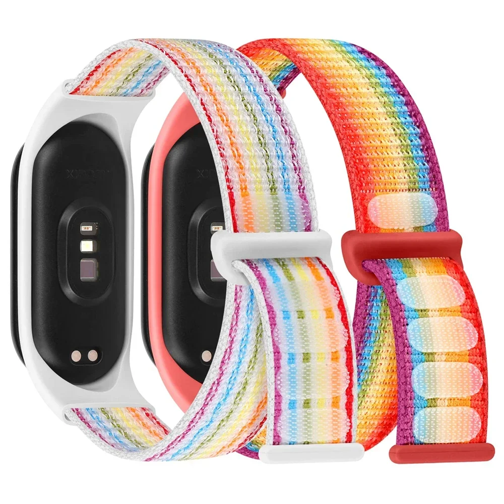 Nylon Sport Bracelet Set - Adjustable Wristband Replacement Straps in Assorted Colors