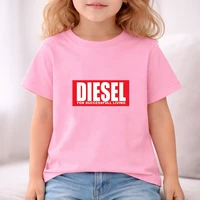 Ensemble T-shirt et bas pour enfants, 2 pièces, noir, pour filles et garçons de 3 à 12 ans, ensemble décontracté pour enfants, imprimé de marque, T-shirt d'été respirant et cool 6