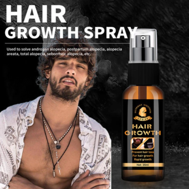 Beard hair sideburns spray beard hair oil hair follicle sideburns hair care shiny hair