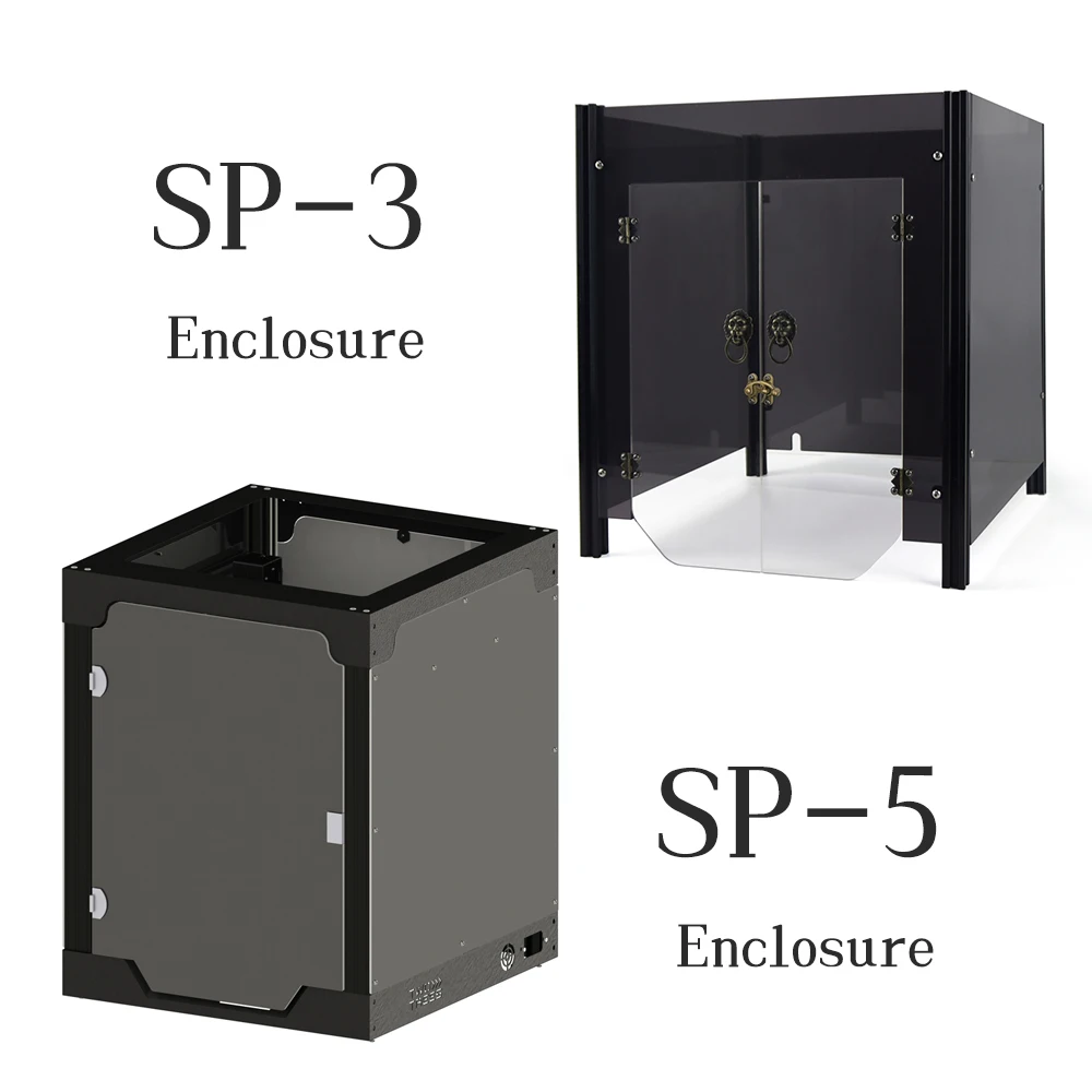 

Twotrees SP-3 SP-5 Enclosure Acrylic Case 3D Printer Parts Transparent Black for SP-3 SP-5