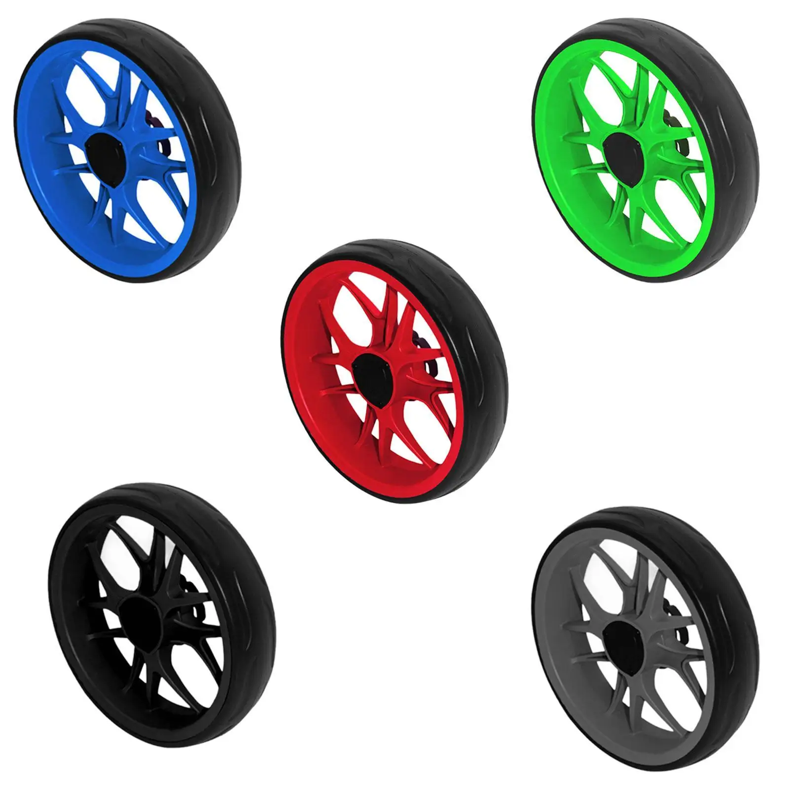Golf Trolley Wheel Golf Push Cart Wheel Lightweight High Performance Compact Easy Installation Portable Replaces Part