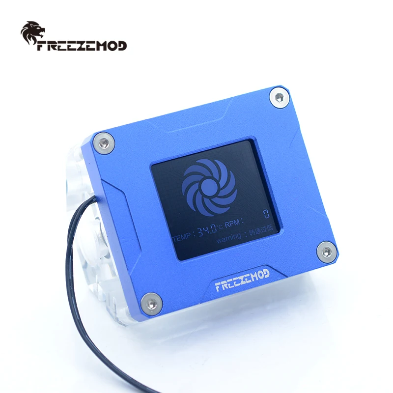 Zemod-computador Water Cooling Electronic Data Flow Meter Rpm e Temperatura Display Lsj-pmzn - Imagem 4