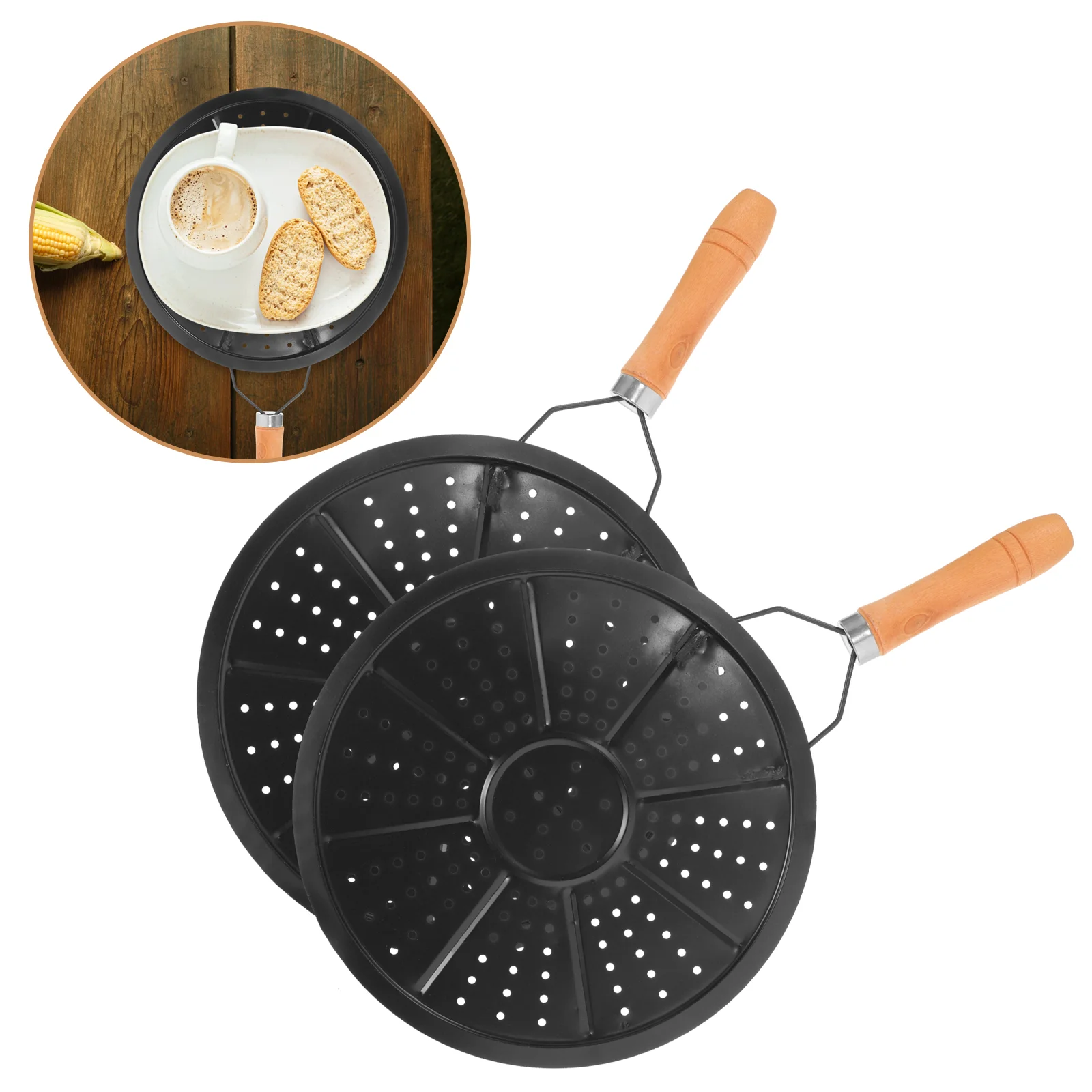 

2 Pcs Desk Insulation Pads Coffee Mat Diffusers for Home Mats Stovetop Plate Iron Wood Induction Adapter Pot