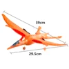 RC Plane Remote Control Pterosaur 2.4Ghz 2 Channels DIY RC Pterosaur Control EPP Foam Glider Toys (Two Batteries) B 4