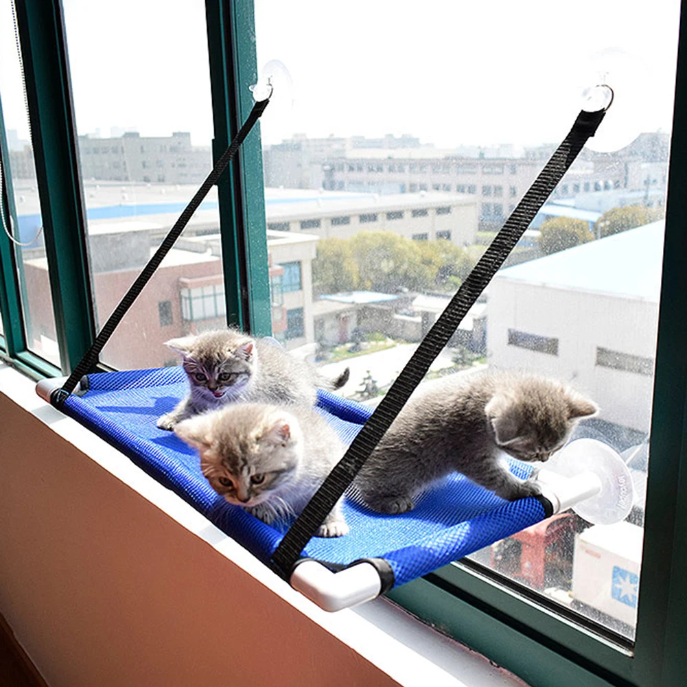 고양이 수면용 해먹 침대, 통기성, 10kg 하중, 아늑한 휴식, 창문 해먹