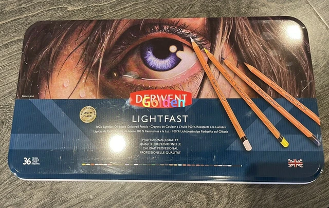 Derwent Lightfast Professional Artist Colour Pencil Set 36 Tin Sealed  New,strong Point For Detailed Drawing,100% Lightfast - Wooden Colored  Pencils - AliExpress