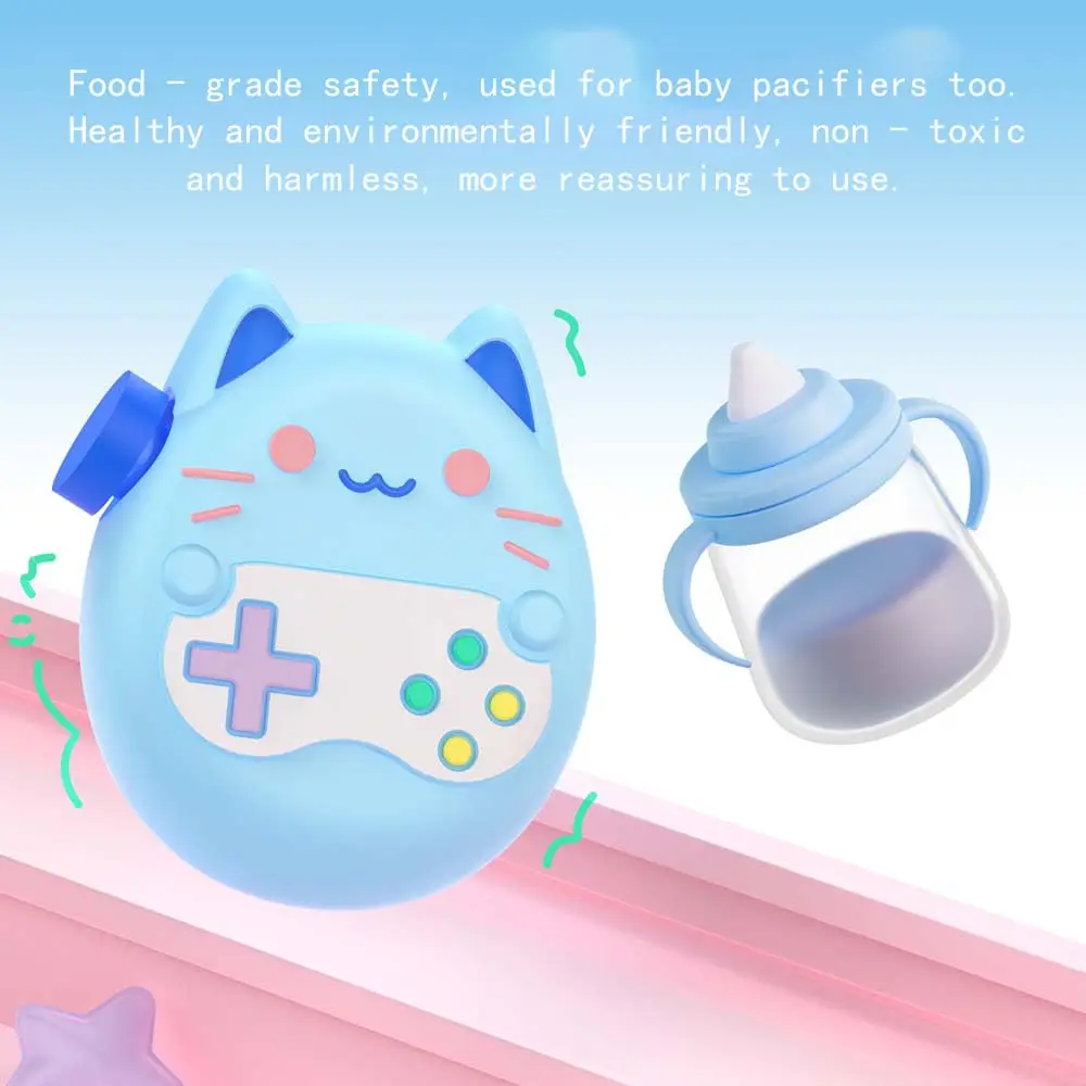 Custodia rigida e cover in silicone per Tamagotchi Pix | Copertura protettiva antigraffio Pet Game Machin Caso virtuale per interattivo