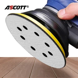 10pcs 5Inch 8Hole Alumina Sandpaper Sanding Discs Hook Loop Polishing Pad 60-1000 Grit for Car Metal Furniture Wood Polishing