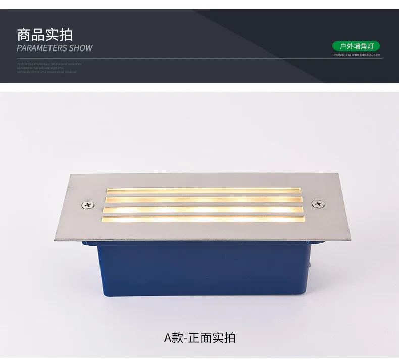 Description Picture 5 of item5W LED Underground Lamp Recessed Stair Paitio Inground Spot Lights Floor Garden Landscape Wall Outdoor Light 85-265V/DC12V