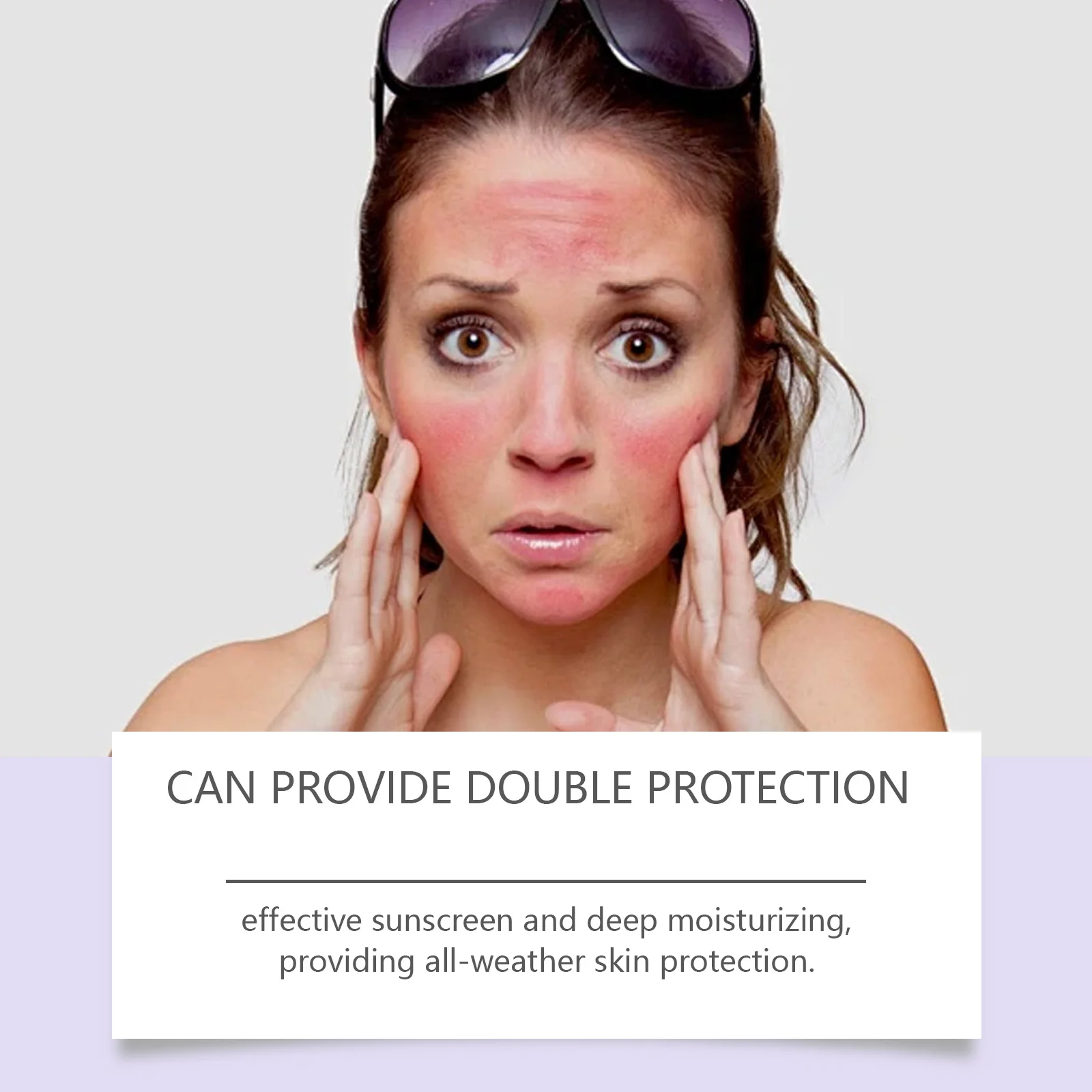 Spf50+ Sunscreen Solar Blocker Skin Whitening Cream Facial Mild Brightning Moisturizer Serum Anti UV Sun Block Isolation Lotion
