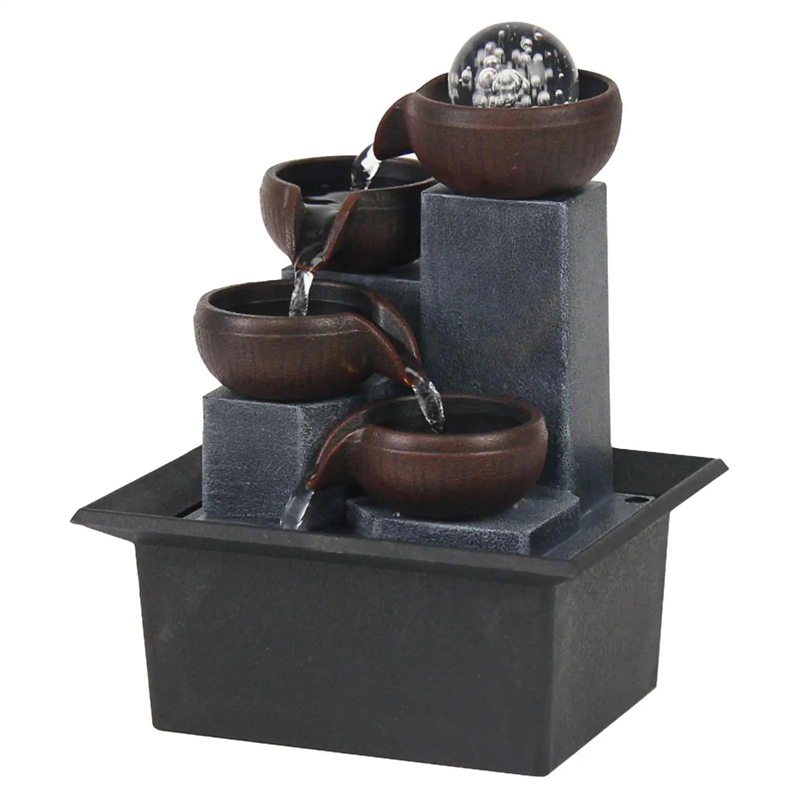 Indoor Waterfall Fountain Desk Decor Tabletop Fountain Illuminated for Living Room Meditation Hotel Housewarming Bedroom Indoor Waterfall Fountain Desk Decor Tabletop Fountain Illuminated for Living Room Meditation Hotel Housewarming Bedroom