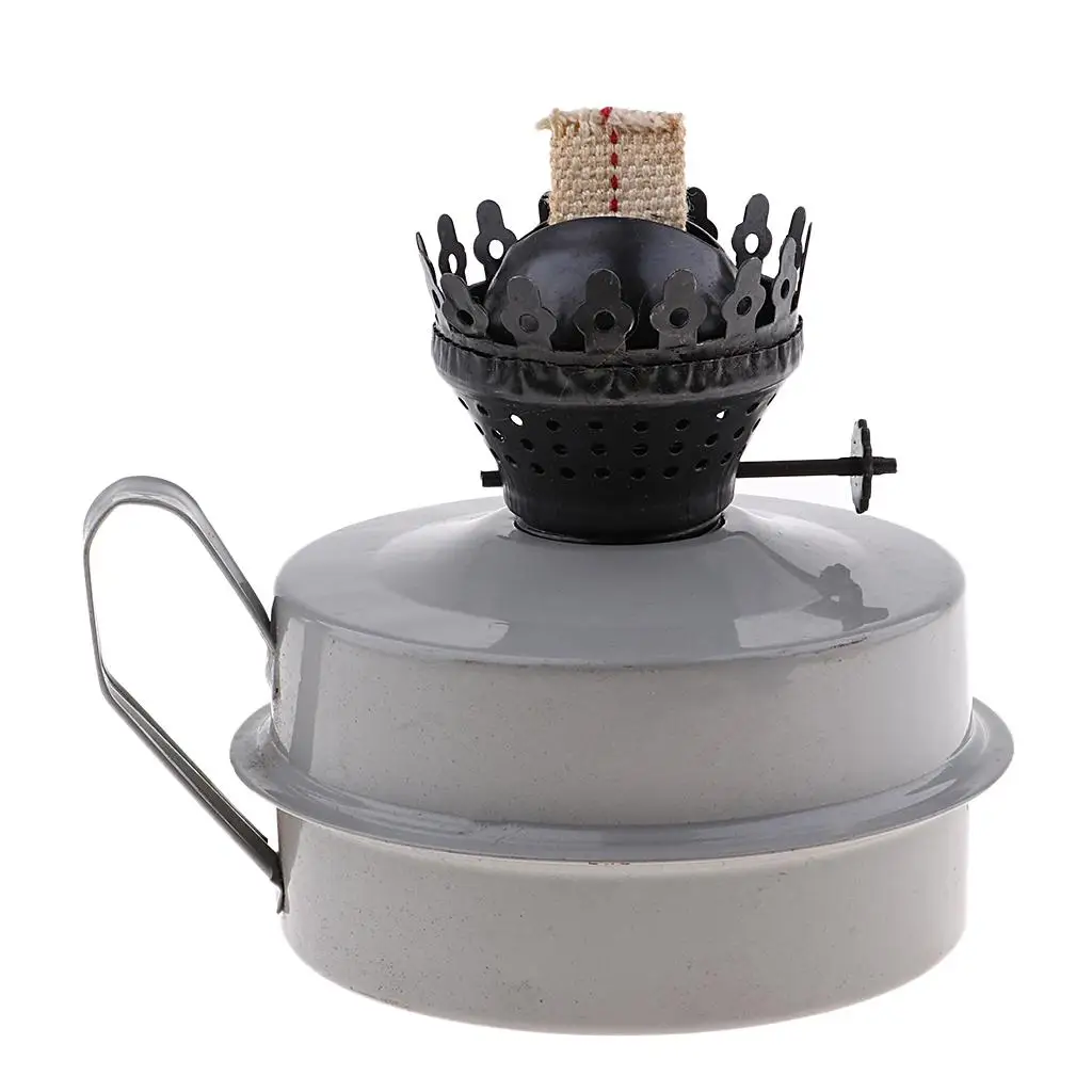 

Outdoor Lantern Camping Light Kerosene Oil Lamp Emergency Lighting Regulator with Wick
