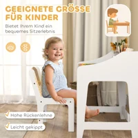 AIYAPLAY ensemble bureau enfant bureau et chaise enfant avec 5 sujets 6