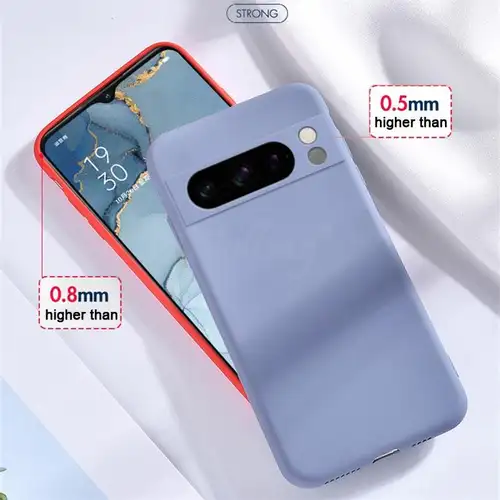 For Google Pixel 8 Pro Case Pixel 10 Pro Cover Liquid Silicone Rubber Protector TPU Case Pixel 9 Pro XL 8 Pro 8A 7A 7 6A 6 Pro - Image 2