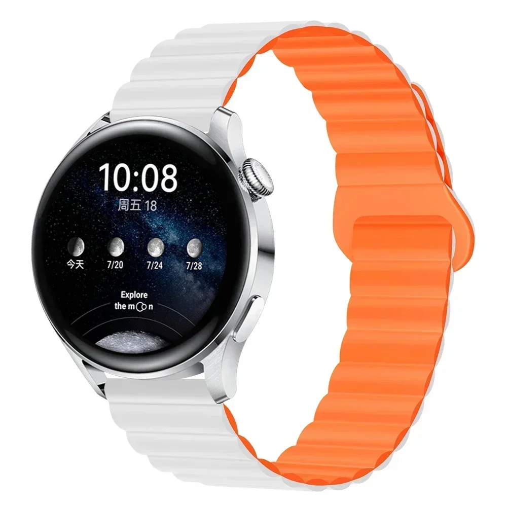 Magnetic Loop Silicone Watchband Strap